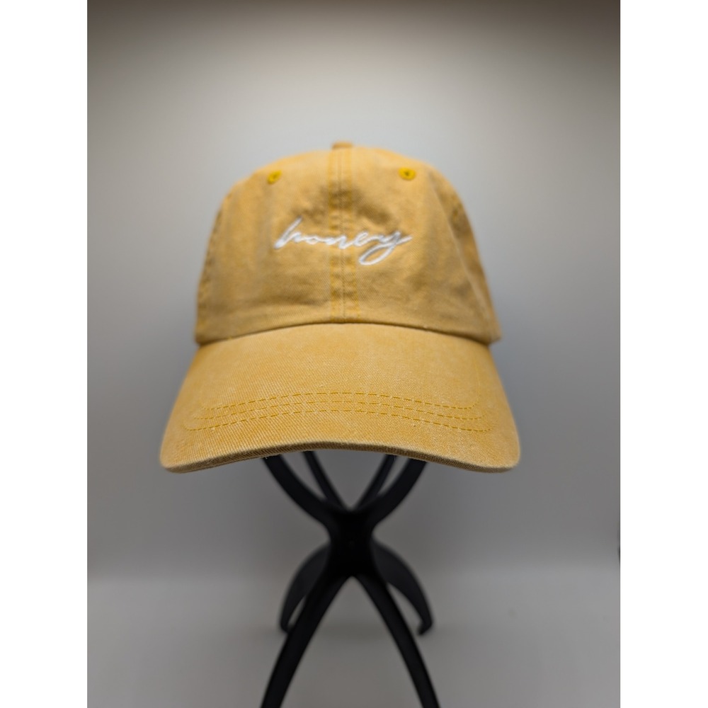 Headwear Classics Honey Mustard Yellow Embroidered Dad Hat Baseball Cap OSFA